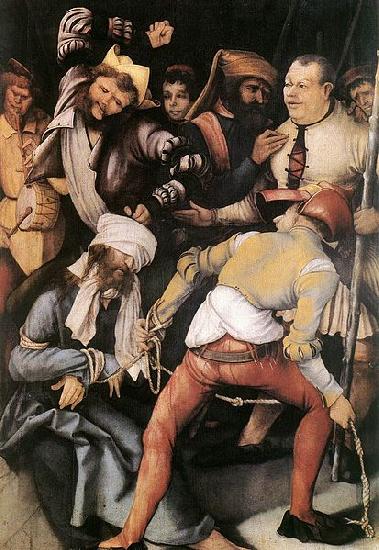 Matthias  Grunewald The Mocking of Christ